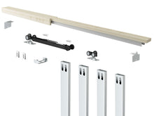 Load image into Gallery viewer, Painted Composite MDF Sliding Door with Pocket Door Frame and Hardware Kit