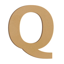 Load image into Gallery viewer, Wood Block Letter Unfinished MDF Monogram Initial Alphabet Large Wall English Letters for Home Bedroom Office Wedding Party DIY Decor Ready to Paint or Stain