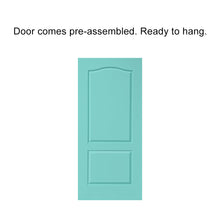 Load image into Gallery viewer, Stained Composite MDF 2 Panel Arch Top Interior Pocket Door