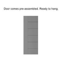 Load image into Gallery viewer, Metropolitan Stained Composite MDF Paneled Interior Barn Door Slab