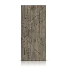 Load image into Gallery viewer, Sun Pattern Hollow Core Solid Wood Door Slab for Pocket Door