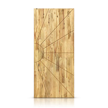 Load image into Gallery viewer, Sun Pattern Hollow Core Solid Wood Door Slab for Pocket Door
