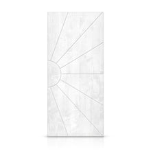 Load image into Gallery viewer, Sun Pattern Hollow Core Solid Wood Door Slab for Pocket Door