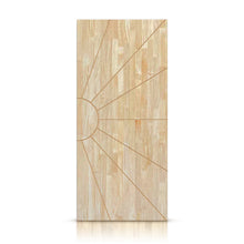 Load image into Gallery viewer, Sun Pattern Hollow Core Solid Wood Door Slab for Pocket Door