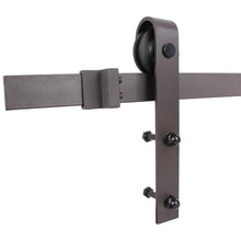 Load image into Gallery viewer, X Series Stained Solid Pine Interior Double Sliding Barn Door With Hardware Kit