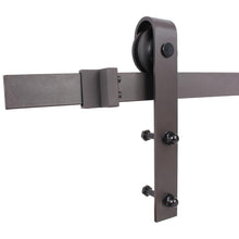 Load image into Gallery viewer, Japanese Series Pre Assemble Stained Wood Interior Sliding Barn Door with Hardware Kit