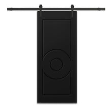 Load image into Gallery viewer, Ball Pattern Composite MDF Sliding Barn Door with Hardware Kit