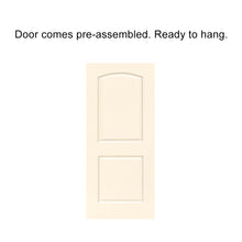 Load image into Gallery viewer, Composite MDF 2 Panel Round Top Interior Door Slab For Pocket Door