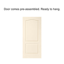 Load image into Gallery viewer, Stained Composite MDF 2 Panel Arch Top Interior Pocket Door