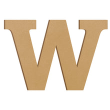 Load image into Gallery viewer, Wood Block Letter Unfinished MDF Monogram Initial Alphabet Large Wall English Letters for Home Bedroom Office Wedding Party DIY Decor Ready to Paint or Stain