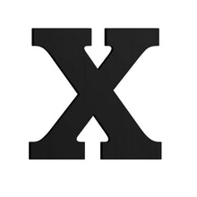 Load image into Gallery viewer, Wood Block Letter Unfinished MDF Monogram Initial Alphabet Large Wall English Letters for Home Bedroom Office Wedding Party DIY Decor Ready to Paint or Stain