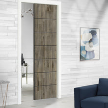 Load image into Gallery viewer, Paneled Hollow Core Solid Wood Door Slab for Pocket Door