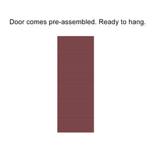 Load image into Gallery viewer, Modern Classic Series Stained Composite MDF Paneled Interior Door Slab For Pocket Door
