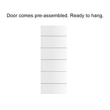 Load image into Gallery viewer, Modern Classic Series Stained Composite MDF Paneled Interior Door Slab For Pocket Door