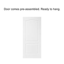 Load image into Gallery viewer, White Primed Composite MDF 2 Panel Arch Top Interior Pocket Door