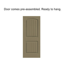 Load image into Gallery viewer, Elegant Series Composite MDF 2 Panel Camber Top Interior Door Slab For Pocket Door
