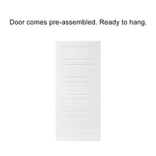 Load image into Gallery viewer, Composite MDF 5 Panel Interior Barn Door Slab
