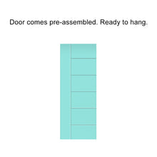 Load image into Gallery viewer, Metropolitan Stained Composite MDF Paneled Interior Barn Door Slab