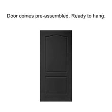 Load image into Gallery viewer, Stained Composite MDF 2 Panel Arch Top Interior Pocket Door