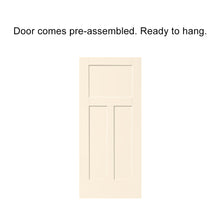 Load image into Gallery viewer, Stained Composite MDF 3-Panel Interior Barn Door Slab