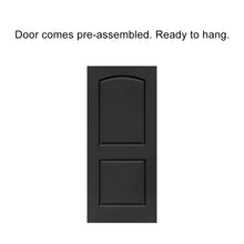 Load image into Gallery viewer, Composite MDF 2 Panel Round Top Interior Door Slab For Pocket Door