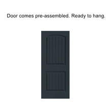 Load image into Gallery viewer, Elegant Series Composite MDF 2 Panel Camber Top Interior Door Slab For Pocket Door