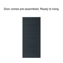 Load image into Gallery viewer, Composite MDF 5 Panel Interior Barn Door Slab