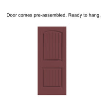 Load image into Gallery viewer, Elegant Series Composite MDF 2 Panel Camber Top Interior Door Slab For Pocket Door