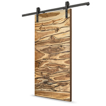 Load image into Gallery viewer, Artisan Print Series Timber Modern Barn Door with Sliding Door Hardware Kit
