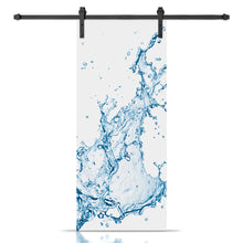 Load image into Gallery viewer, Artisan Print Series Splash Modern Barn Door with Sliding Door Hardware Kit
