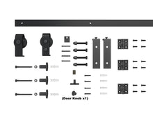Load image into Gallery viewer, Mini X Series Solid Core DIY Wood Bi-Fold Barn Door with Sliding Hardware Kit
