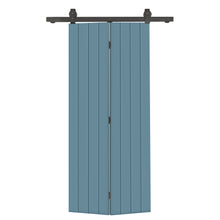 Load image into Gallery viewer, Hollow Core Composite Bi-Fold Door with Sliding Barn Door Hardware Kit
