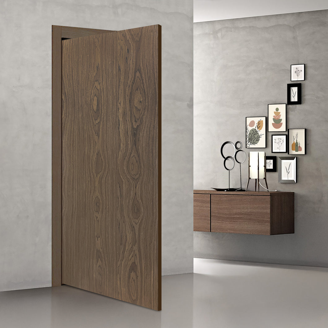 Walnut Smooth Flush Hollow Core Veneer Composite Interior Door Slab