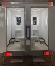 Portable 2 Station Porta Potty Off Road Trailer Luxury Restroom Toilet and Sink