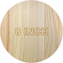 Load image into Gallery viewer, Wood Boards 1/4” 6mm Wood Round Discs for Laser Crafts Signs Wall Decorations DIY Arts Drawing Painting CNC Engraving Cutting Burning Smooth
