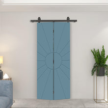 Load image into Gallery viewer, Hollow Core Composite Bi-Fold Door with Sliding Barn Door Hardware Kit
