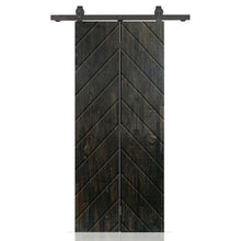 Load image into Gallery viewer, Hollow Core Pine Wood Modern Bi-Fold Barn Door with Sliding Hardware Kit
