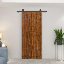 Load image into Gallery viewer, Hollow Core Pine Wood Modern Bi-Fold Barn Door with Sliding Hardware Kit
