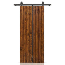 Load image into Gallery viewer, Hollow Core Pine Wood Modern Bi-Fold Barn Door with Sliding Hardware Kit

