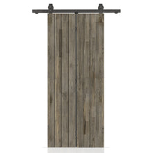 Load image into Gallery viewer, Hollow Core Pine Wood Modern Bi-Fold Barn Door with Sliding Hardware Kit
