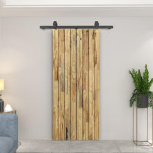 Load image into Gallery viewer, Hollow Core Pine Wood Modern Bi-Fold Barn Door with Sliding Hardware Kit
