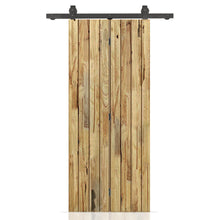 Load image into Gallery viewer, Hollow Core Pine Wood Modern Bi-Fold Barn Door with Sliding Hardware Kit
