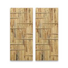 Load image into Gallery viewer, Paneled Hollow Core Solid Wood Double Closet Sliding Door Slabs
