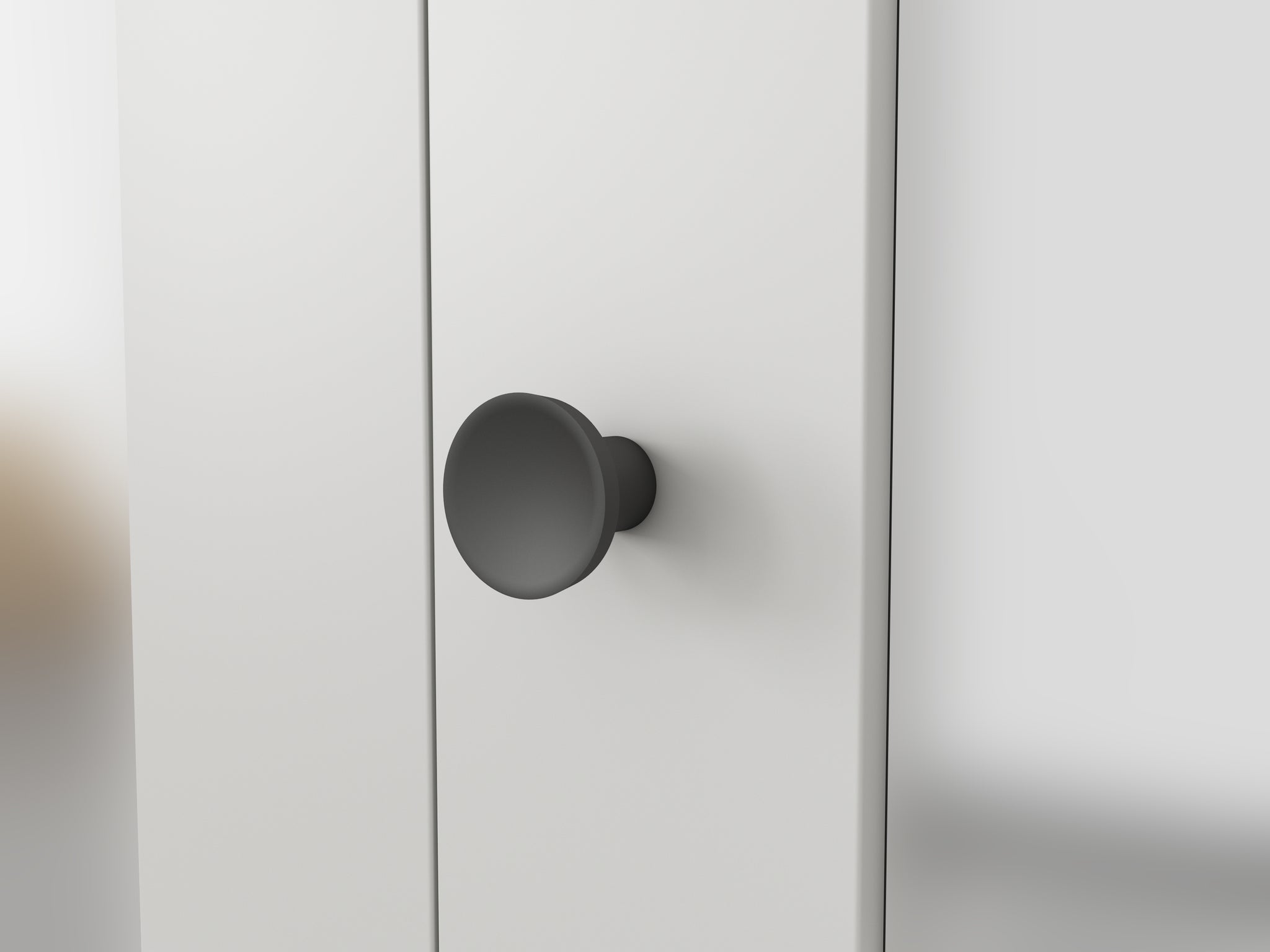 3 Lite Frosted Glass White Composite Bi-Fold Door with Hardware