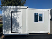 Load image into Gallery viewer, 40 ft. x 20 ft. x 8 ft. Expandable Metal Storage Shed with Floor and Lockable Door and Windows (760 sq. ft.)
