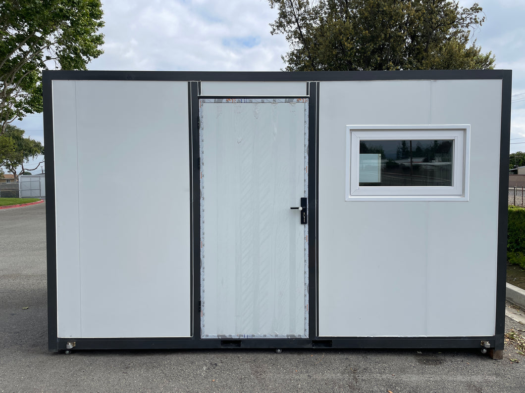 13 ft. x 8 ft. x 8 ft Tiny House Prefab Modular Mobile Office Garden Office Pod Small Log Cabin Studio Bathroom Included