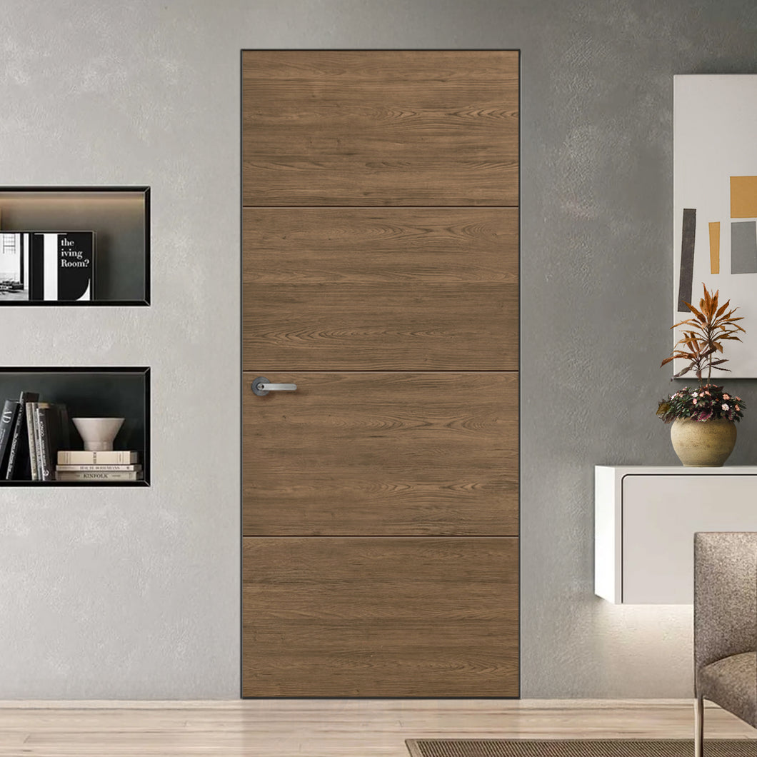 Walnut Texture Hollow Core Composite Interior Door Slab
