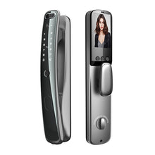 Load image into Gallery viewer, Smart 3D Face Recognition Door Lock, WiFi Video Door Lock with Camera, Video Doorbell, Fingerprint, IC Card Entry
