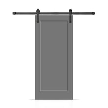 Load image into Gallery viewer, 1 Panel Shaker Painted Composite Modern Interior Sliding Barn Door with Hardware Kit
