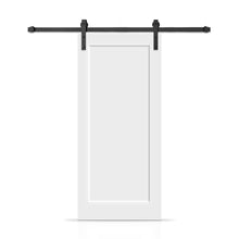 Load image into Gallery viewer, 1 Panel Shaker Painted Composite Modern Interior Sliding Barn Door with Hardware Kit
